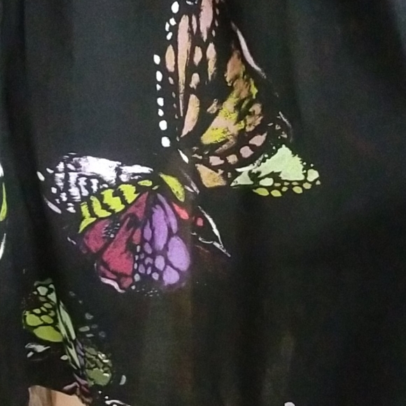 FREE PEOPLE BUTTERFLY PRINT DRESS/LONG TUNIC! - Picture 10 of 11